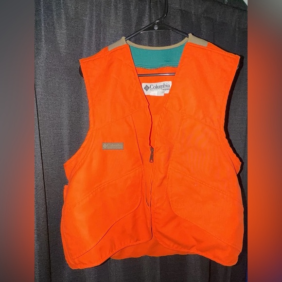 Columbia Other - Columbia Grouse Comfort Vest Men’s Medium Blaze Orange Hunting Vest